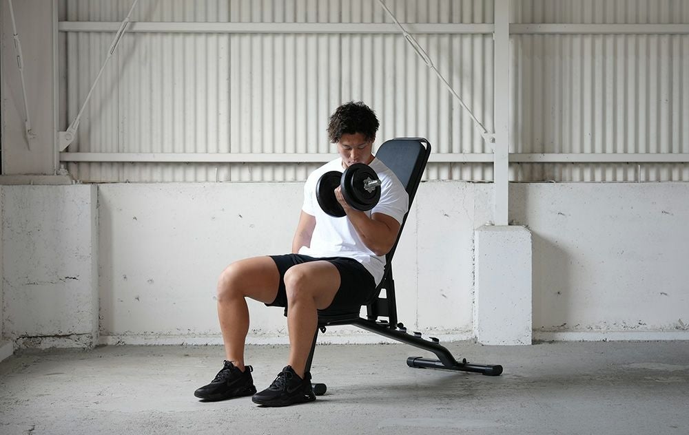 ベンチを使用したトレーニング種目の紹介【マルチポジションベンチ編】