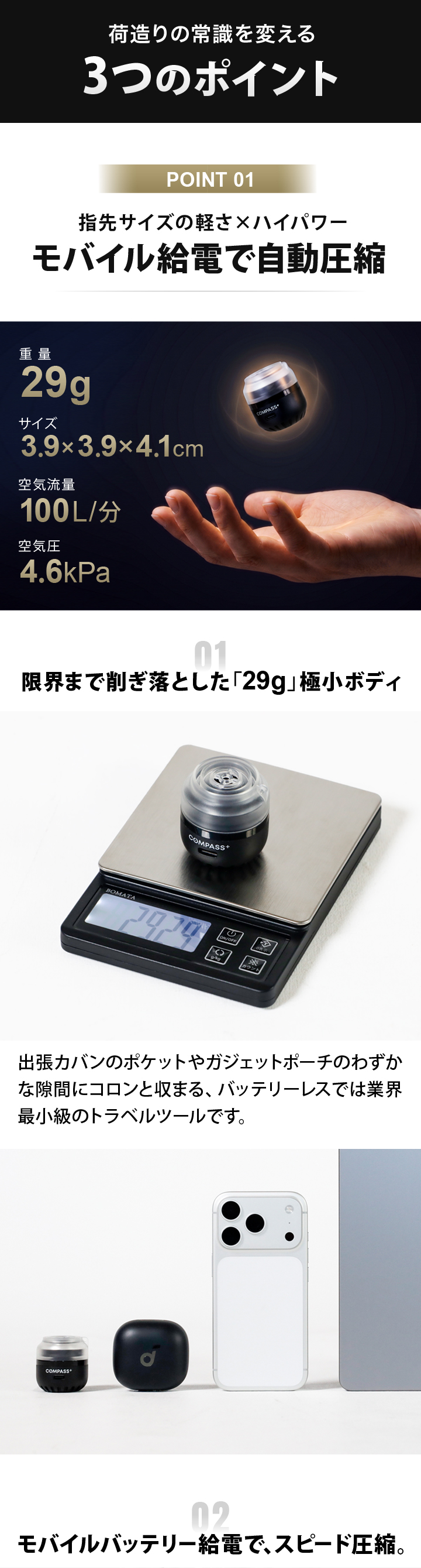 29gの極小ボディ