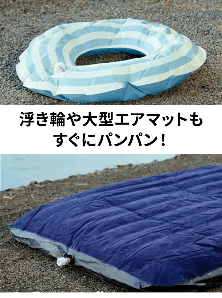 すぐに膨らむ
