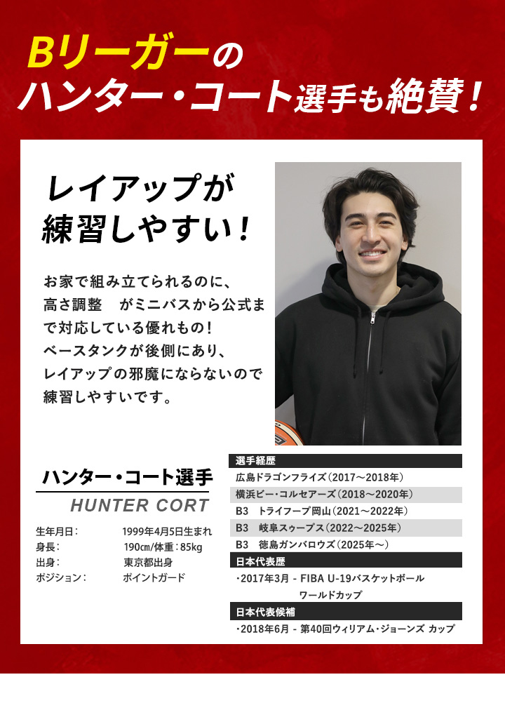 バスケットゴール ブラック LE-BS305 BK