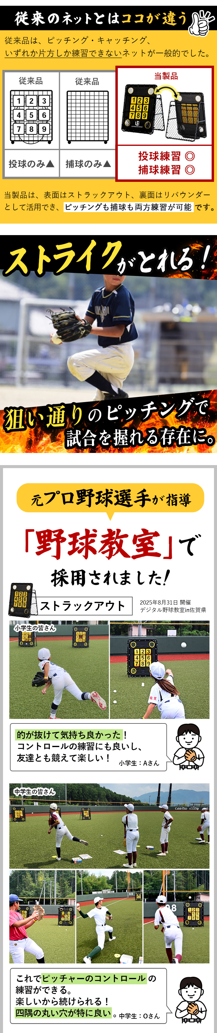 野球 練習 ネット