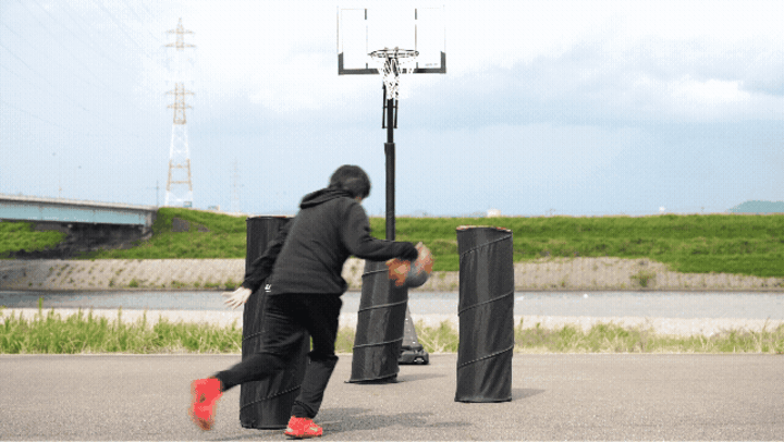 バスケ ディフェンス ポップアップディフェンダー