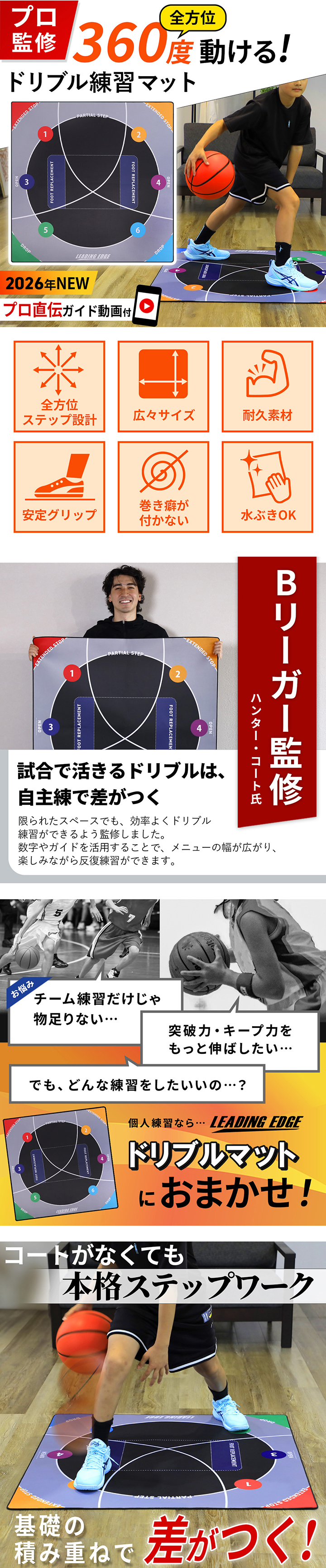 バスケ マット