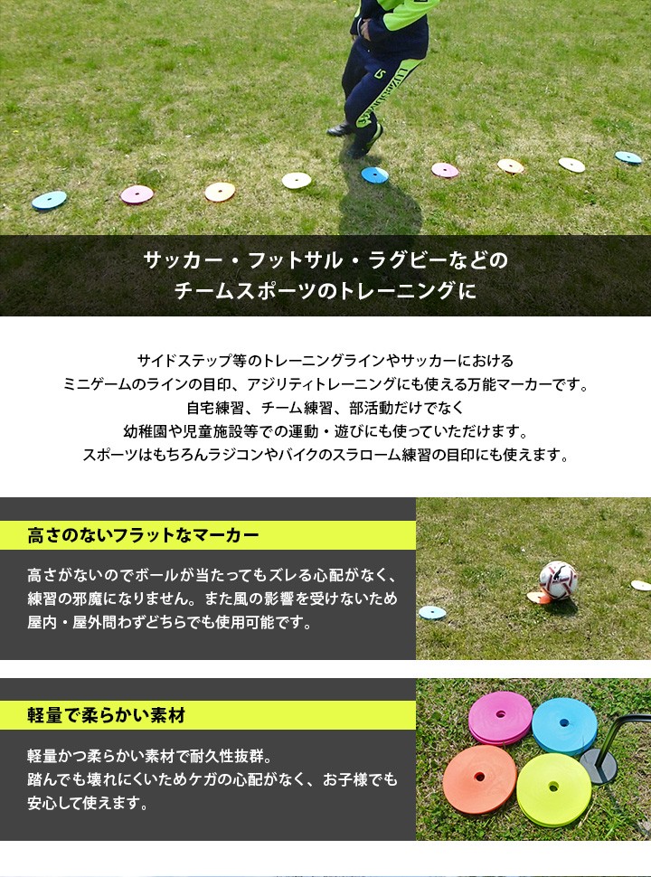 サッカー・フットサル・ラグビーなどチームスポーツのトレーニングに