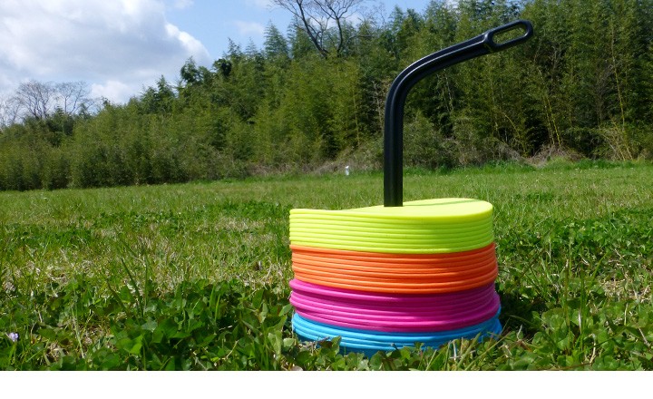 高さのないフラットなマーカー　軽量で柔らかい素材