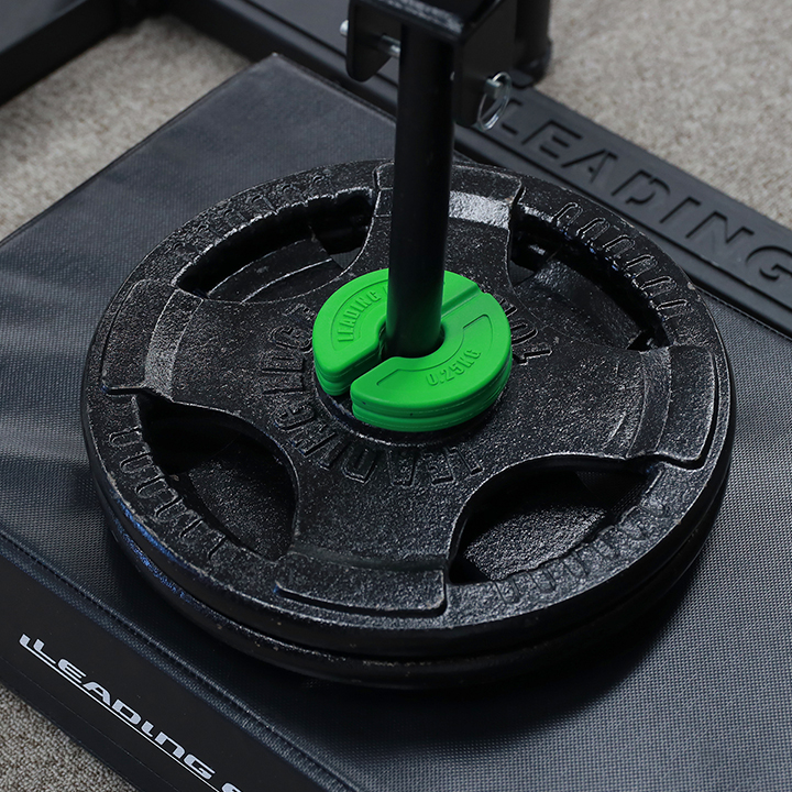 バーベルプレート取り付けイメージ