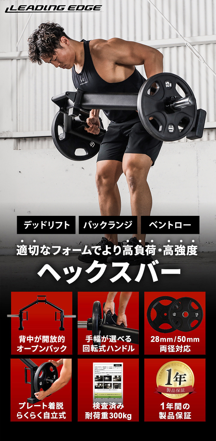 リーディングエッジ leadingedge ヘックスバー LE-HB100