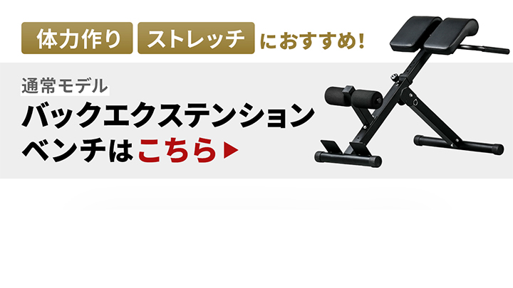 通常モデルのバックエクステンションベンチはこちら