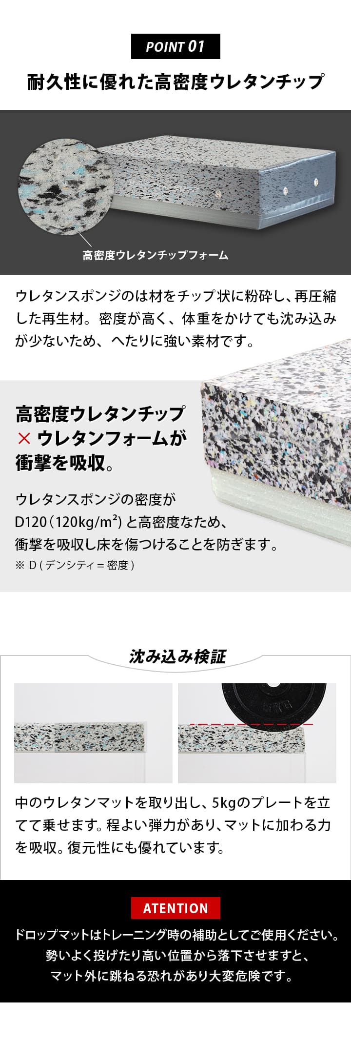 高密度ウレタンチップ