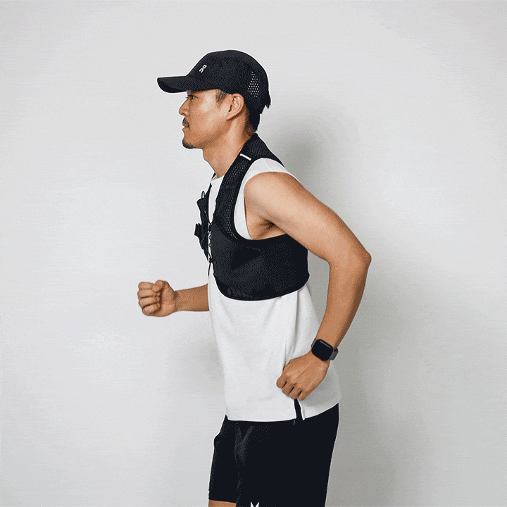 ランニングアイスベスト着用イメージ