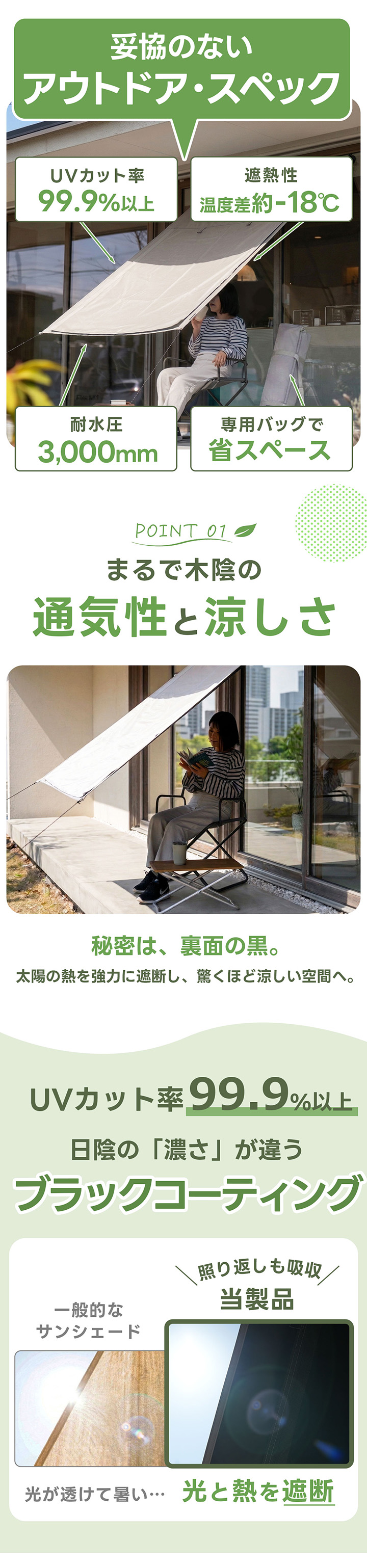 遮光99.9%シェード