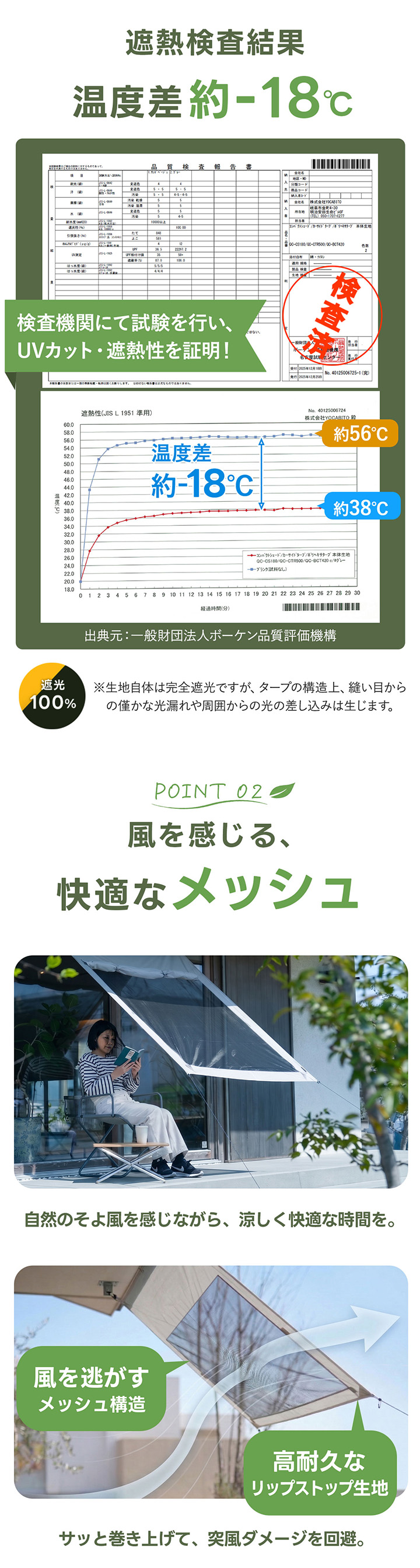 遮光99.9%シェード