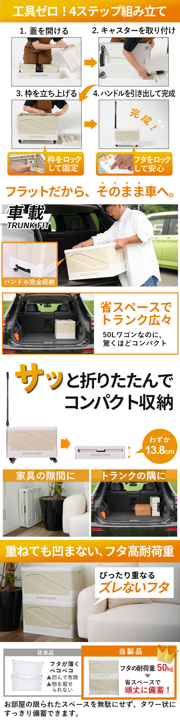 QC-WFC_ワゴン型折りたたみコンテナ