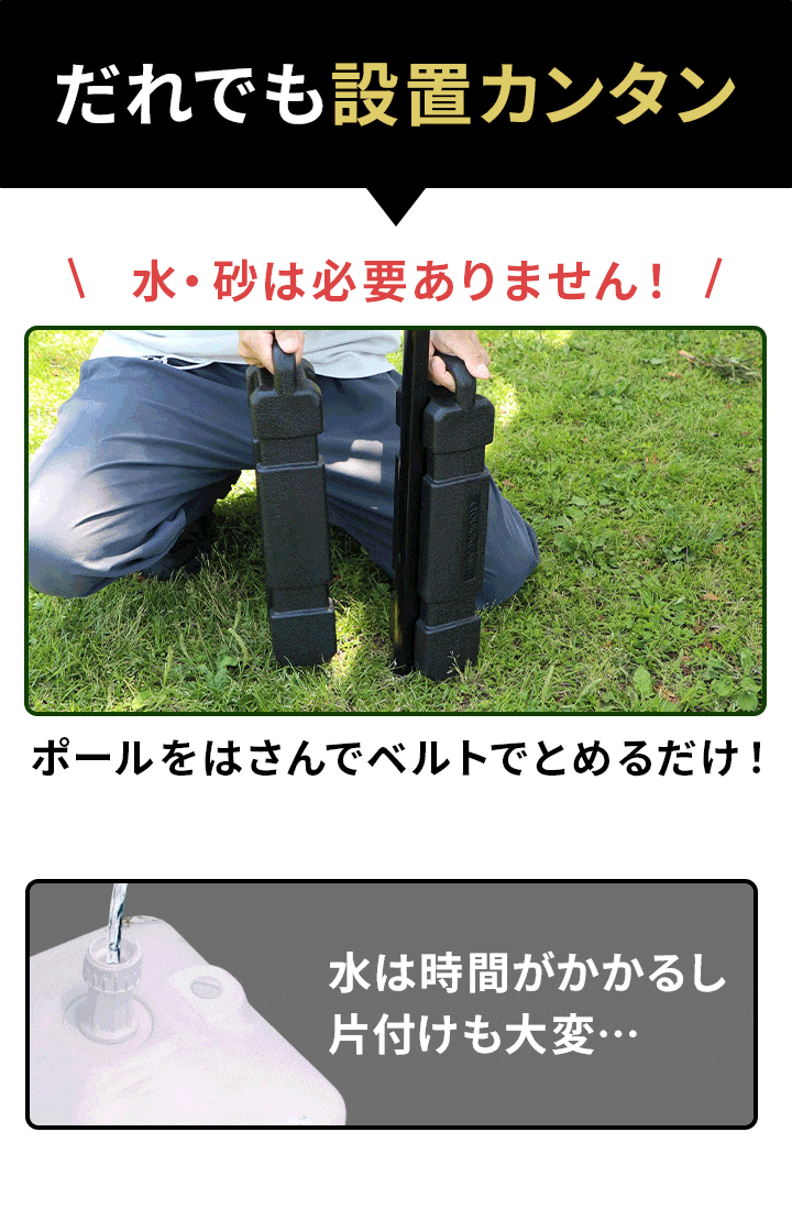 だれでも設置簡単