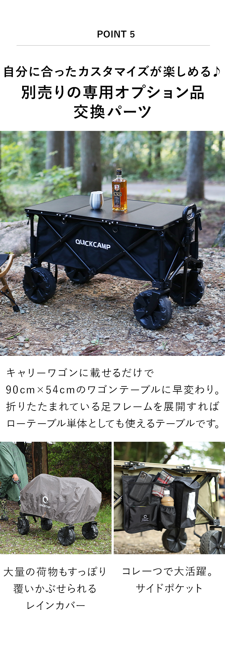 交換パーツが充実