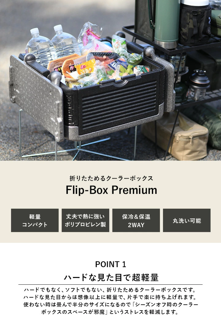 プレミアム 折りたたみ クーラーボックス 25L