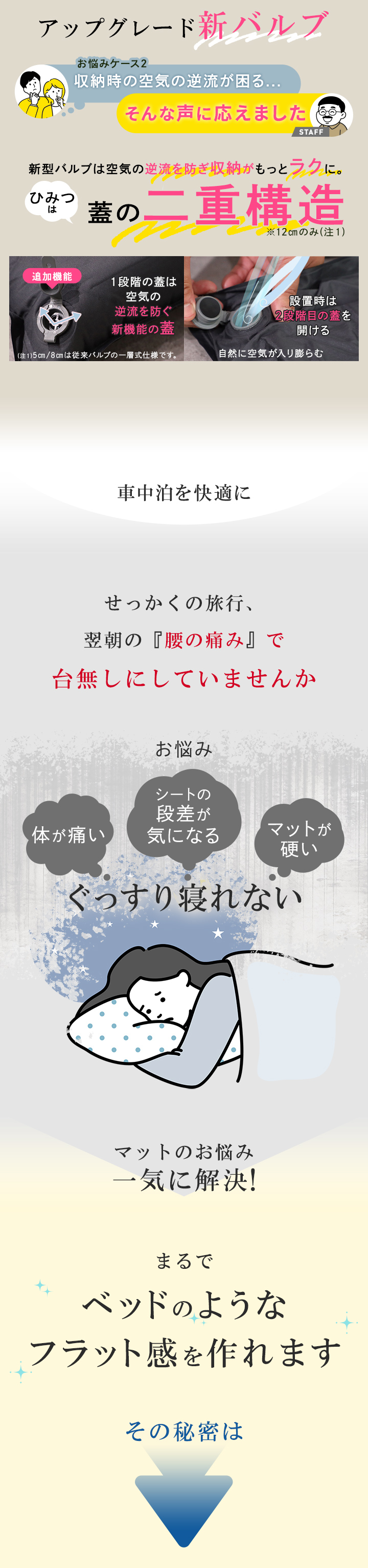 クイックキャンプ QUICKCAMP 車中泊マットシングル