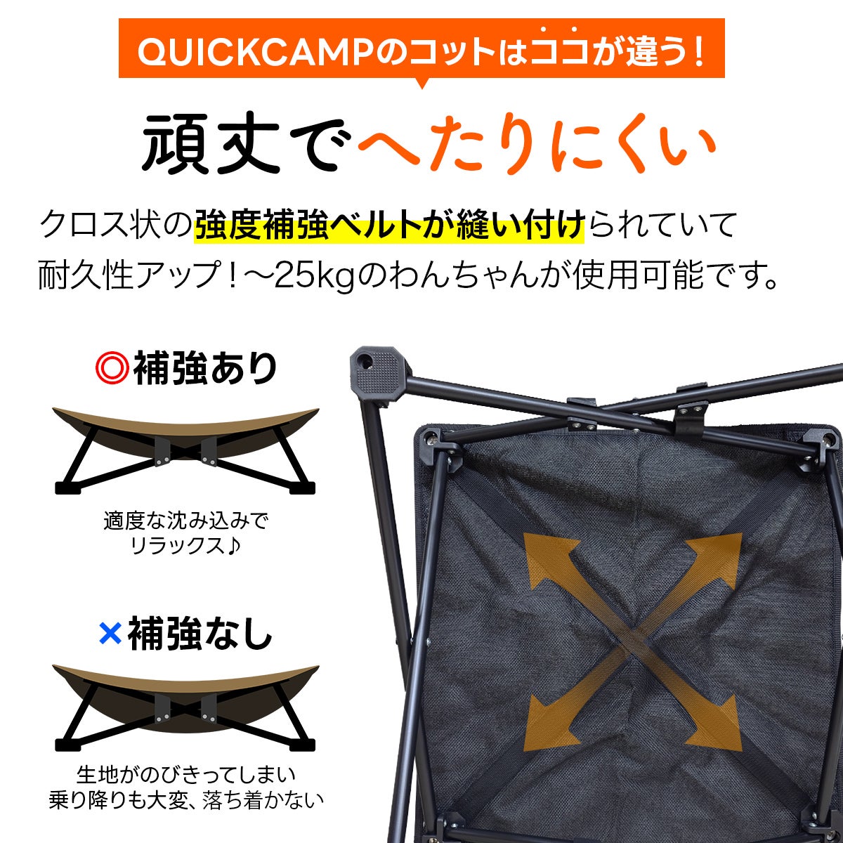 犬用ベッド ドッグコット ペット用 DOGCOT QC-DC SD | YOCABITO
