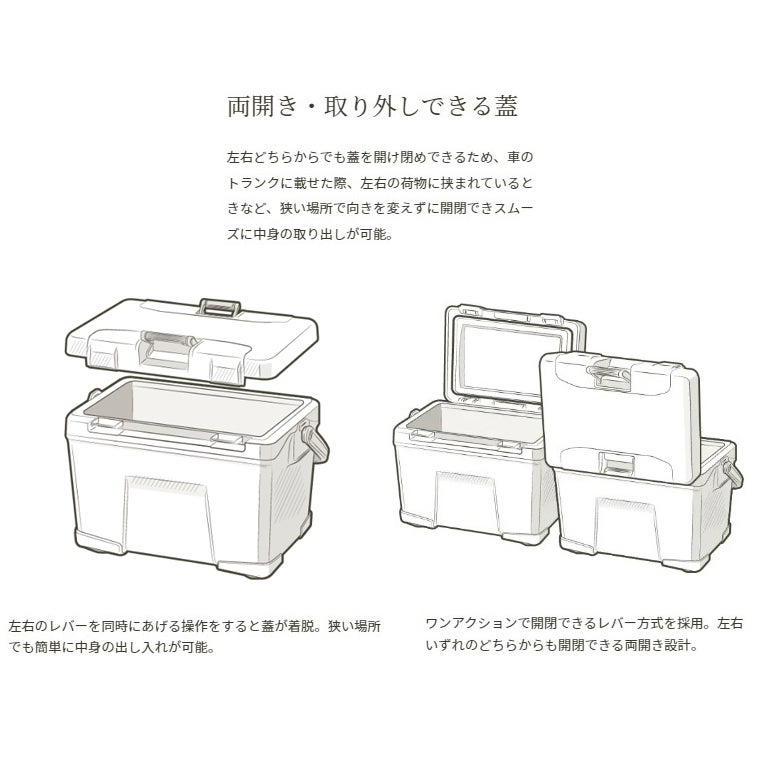ヴァシランド ST 40L VACILAND ST クーラーボックス カーキ NX-340W