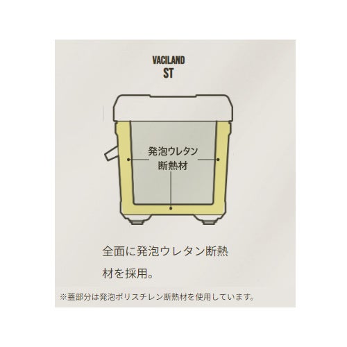 ヴァシランド ST 32L VACILAND ST クーラーボックス カーキ NX-332W
