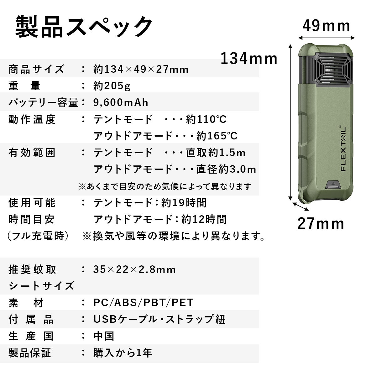 【いるか】レジ用品 マックスリペルS 虫ケア用品 Max Repel S | YOCABITO スポーツ