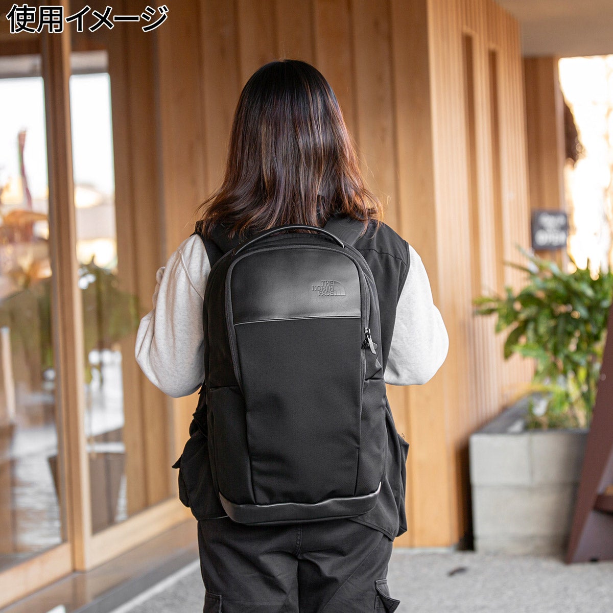 ローマースリムデイ Roamer Slim Day リュックサック ブラック NM82396