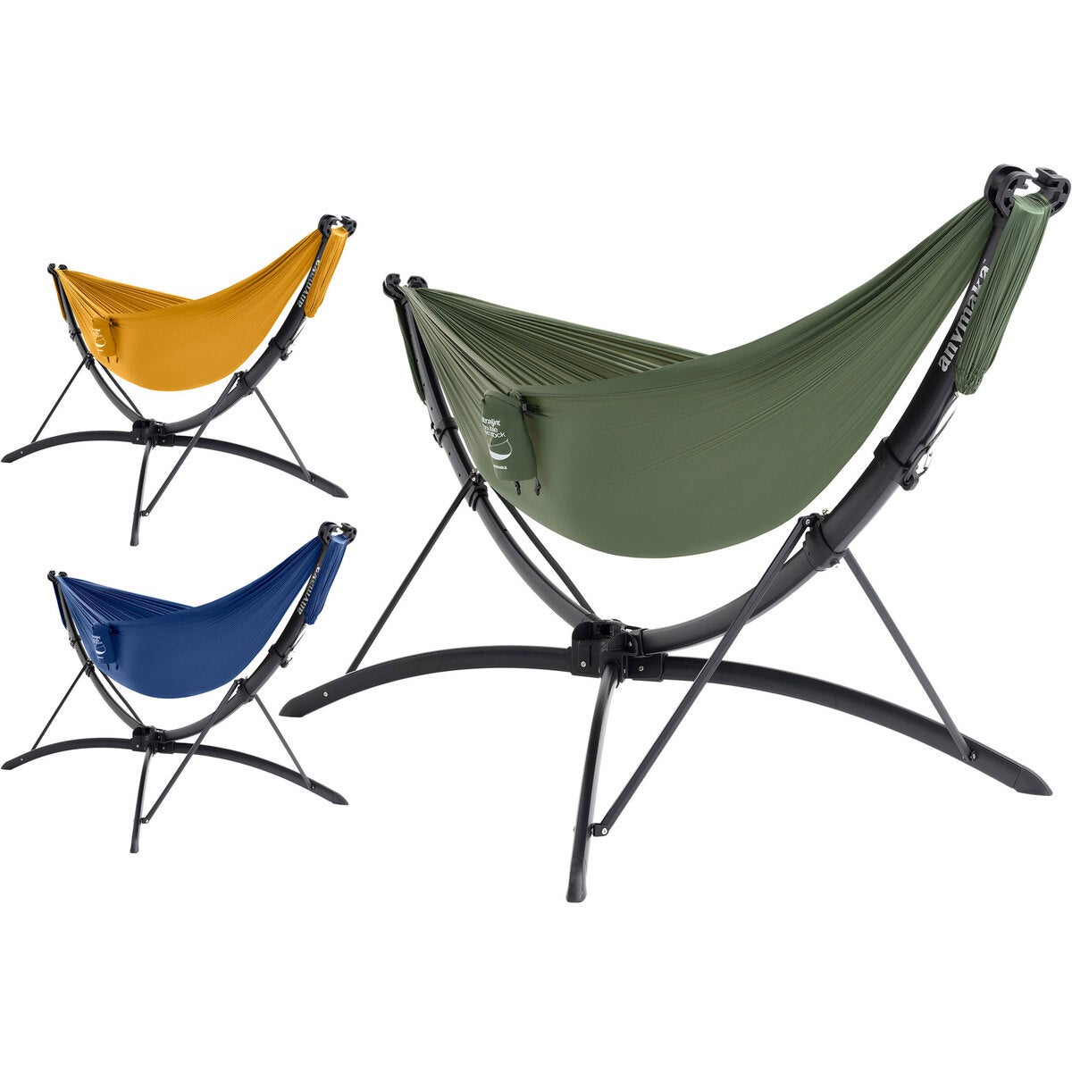 業界初設計 3秒設営 ポータブル ハンモック 自立式 簡単 どこでも設置