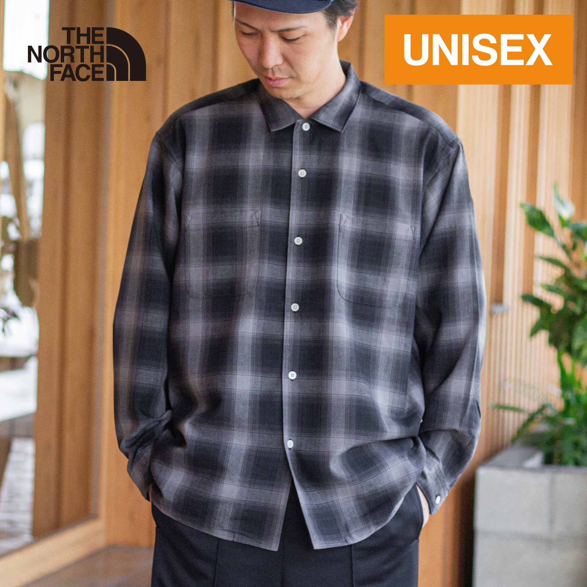 ロングスリーブウーリーチェックシャツ LS WOOLY CHECK SHT メンズ