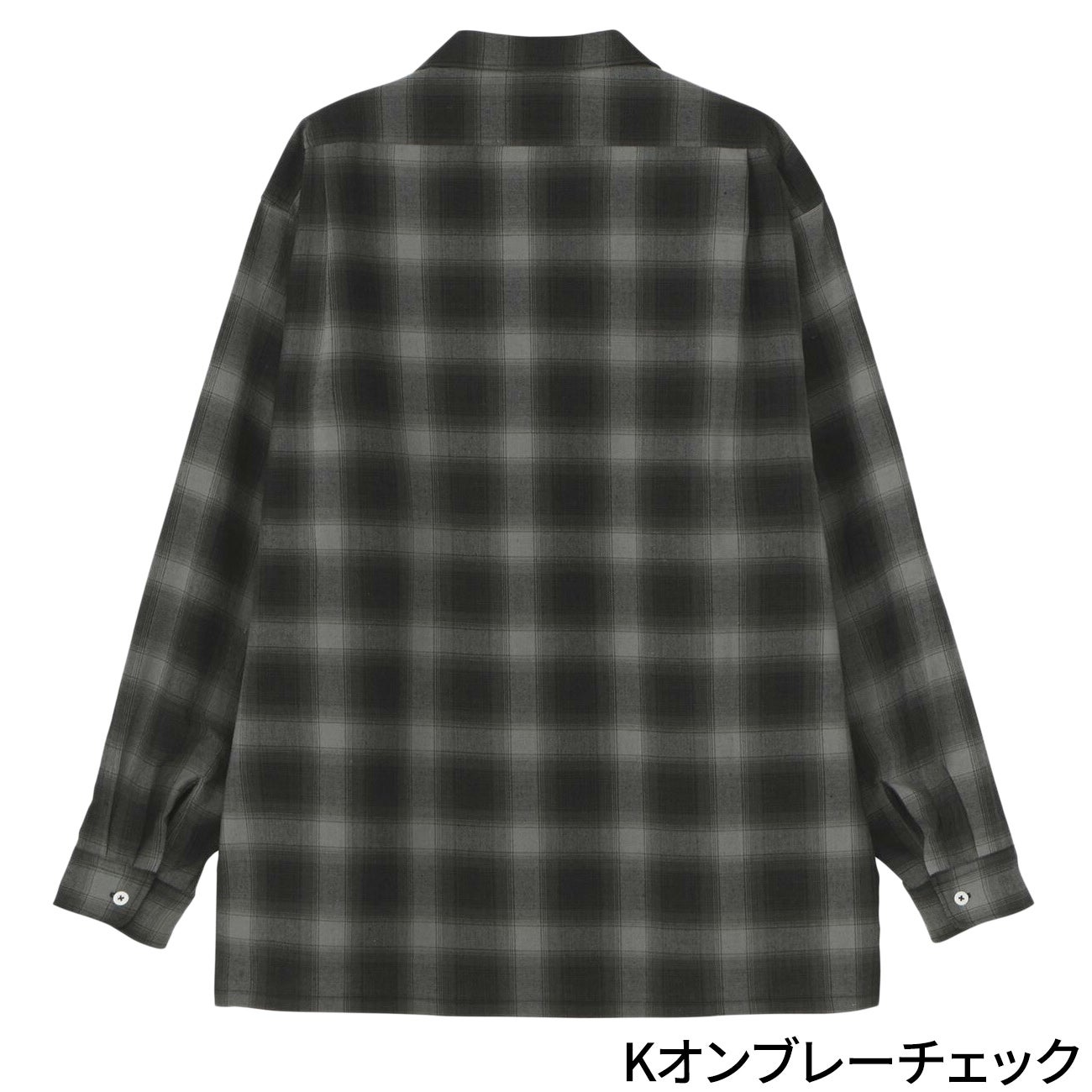 【yunahica】ロングスリーブ シャドウチェックシャツ ロングスリーブウーリーチェックシャツ LS WOOLY CHECK SHT メンズ
