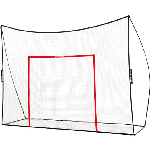 【極美品】クイックプレイ メガネット 12×9ft 大型集球ネット 練習用 メガネット バックネット マルチスポーツ 集球ネット 3.6m×2.7m(12×9ft
