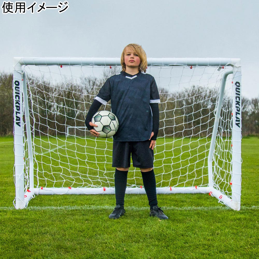 Q-FOLD MATCH サッカーゴール 1.8m×1.2m（6×4ft） 折り畳み式 試合用