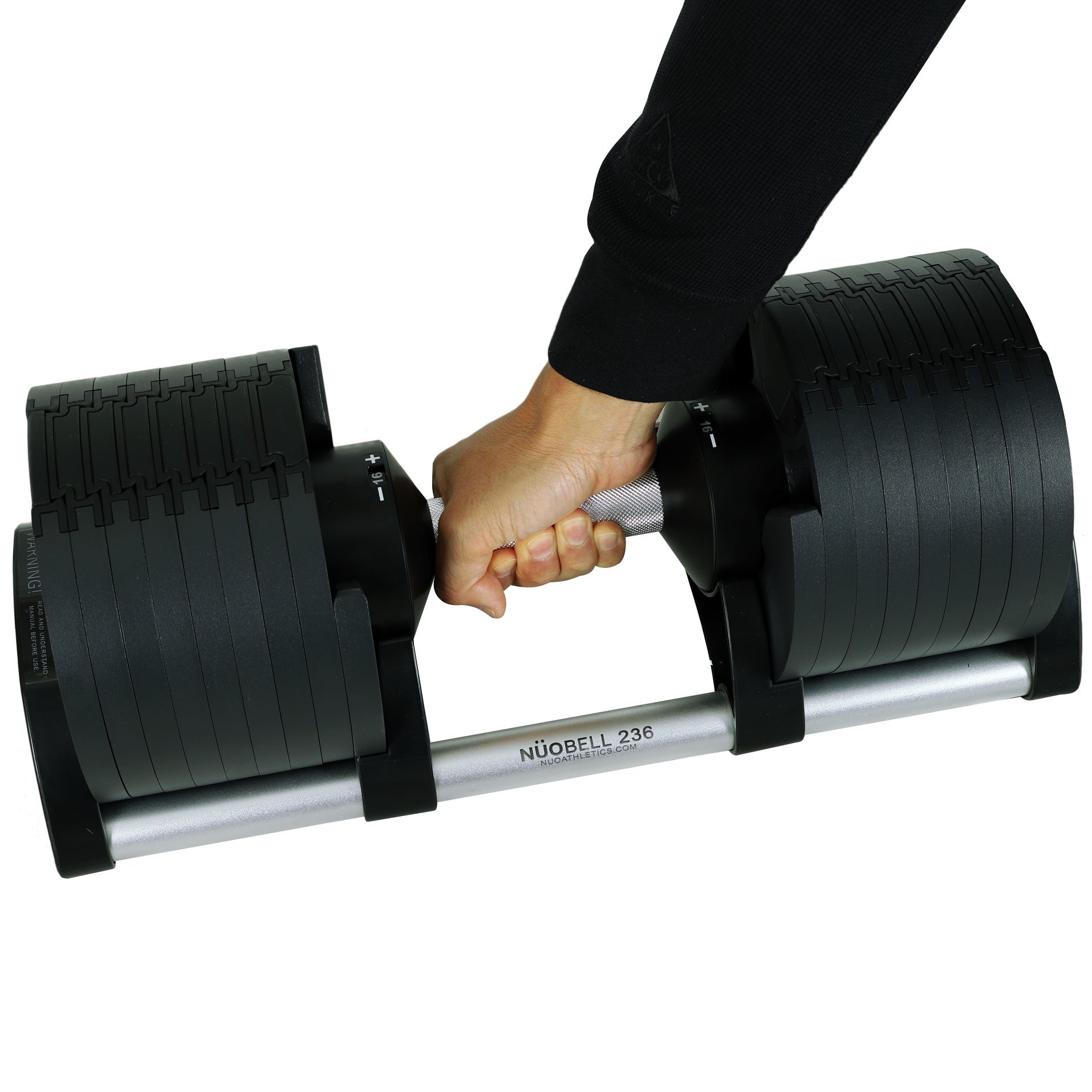 フレックスベル 可変式ダンベル 36kg 2kg刻み ブラック NUO-FLEX2.0