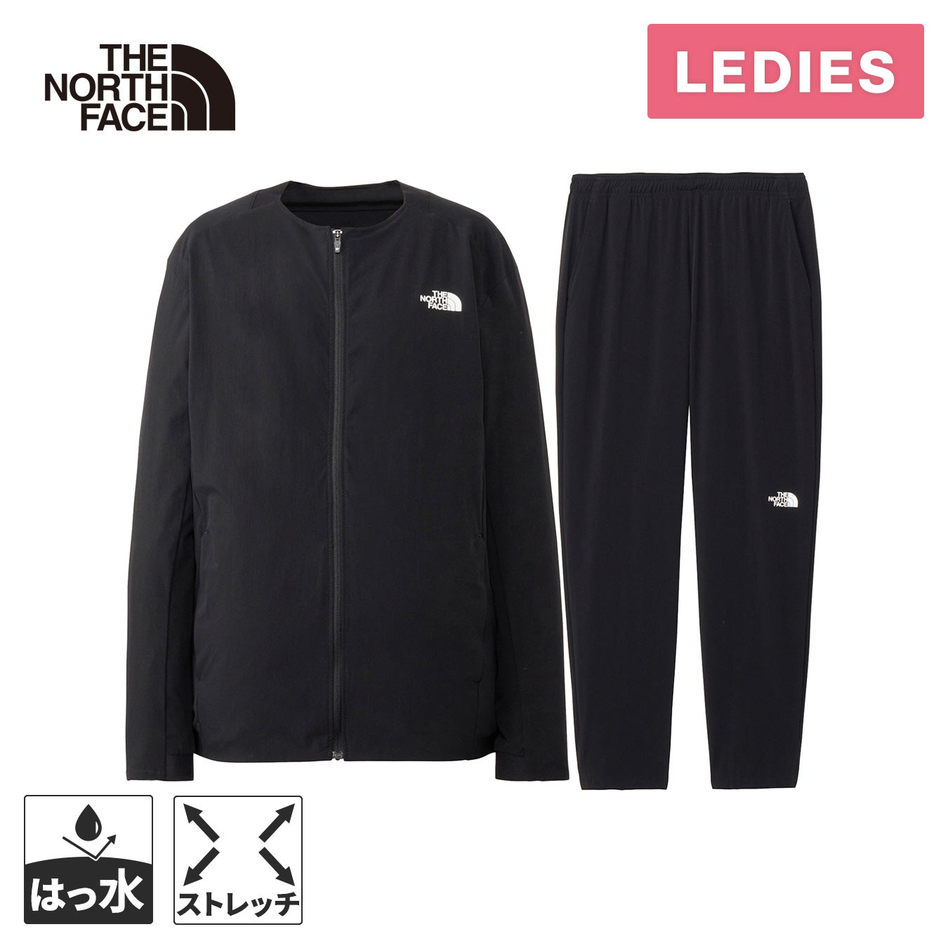 レディース フレキシブルラウンドネックジャケット NPW22582