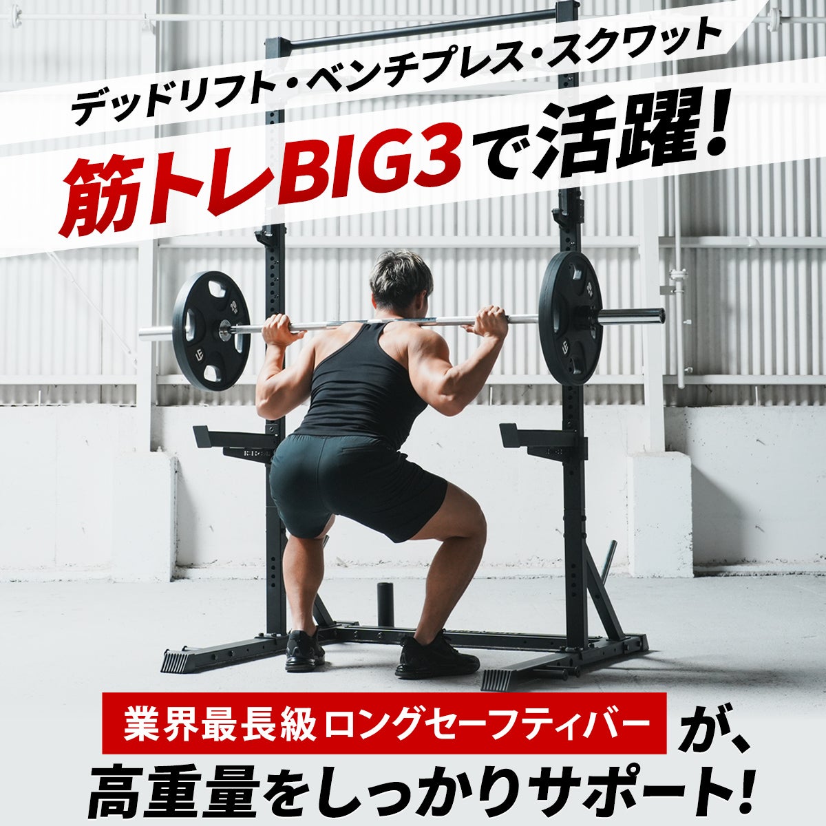 リーディングエッジ ハーフラック 高さ調整可 懸垂マシン LE-HR100V
