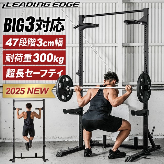 リーディングエッジ ハーフラック 高さ調整可 懸垂マシン LE-HR100V