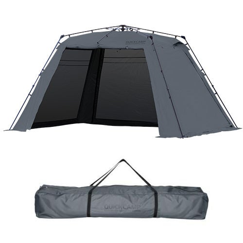 ワイドスクリーンタープ ワンタッチ 4m×2.8m NEWグレー/ブラック