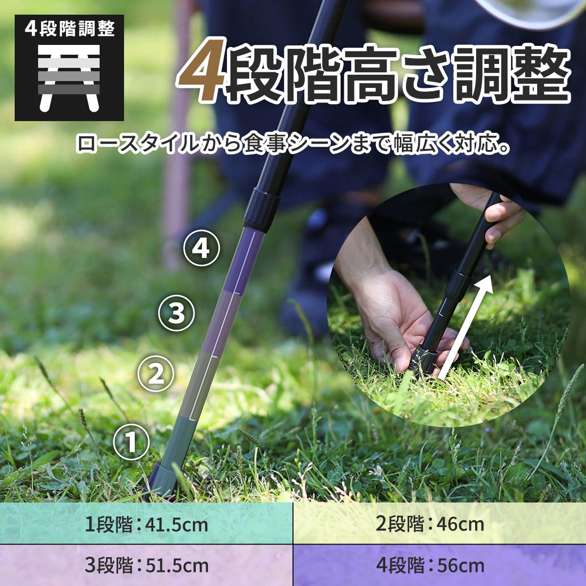  peak アウトドアテーブルカバー グレー 在庫限り】4つ折りテーブル family mini シルバー QC-4FT80 | YOCABITO