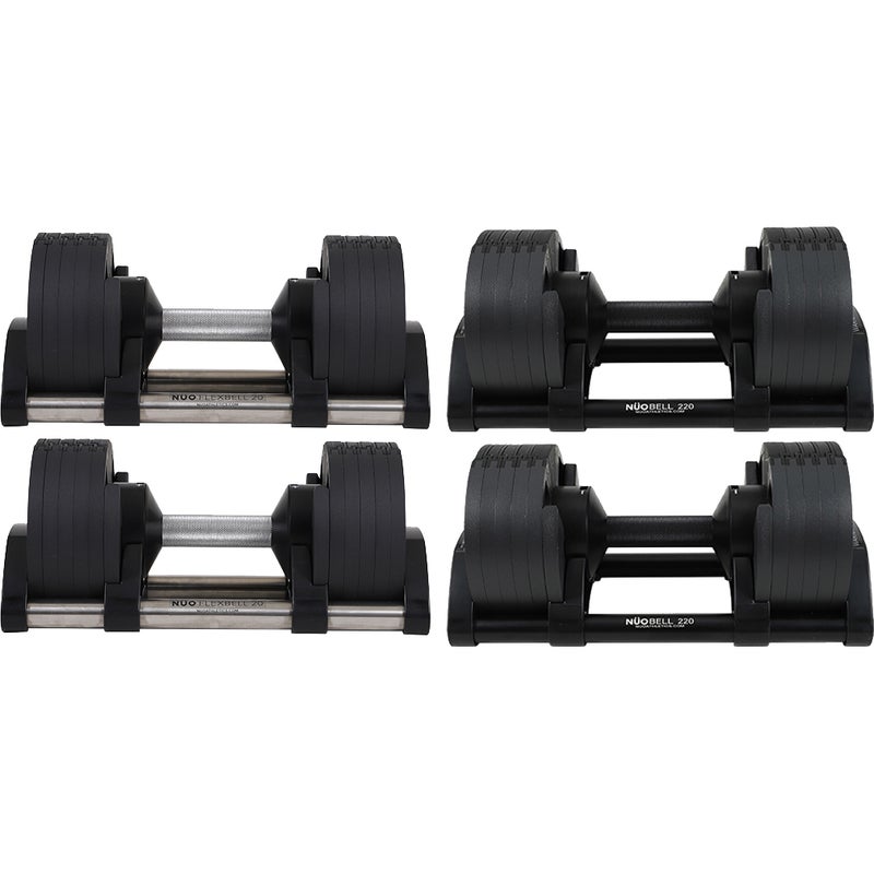 可変式ダンベル 20kg×2個 2kg刻み アジャスタブルダンベル NUOBELL NUO 
