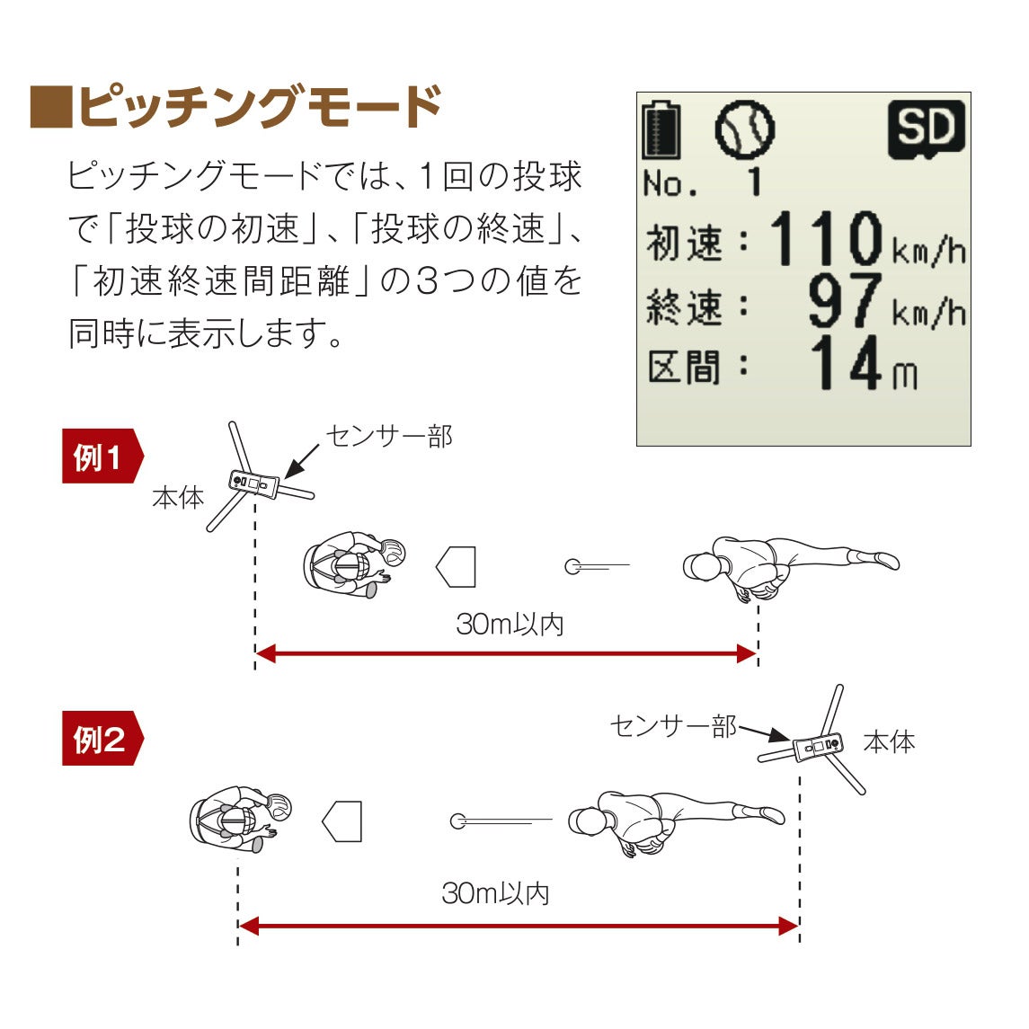 スピードガン 野球 練習器具 BSG-2 | YOCABITO スポーツ&レジャー専門店 スピードガン 野球 練習器具 BSG-2 | YOCABITO スポーツ&レジャー専門店