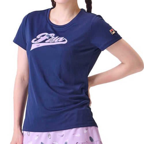 ファザープリントロゴアップリケ バックホールメッシュ Tシャツ