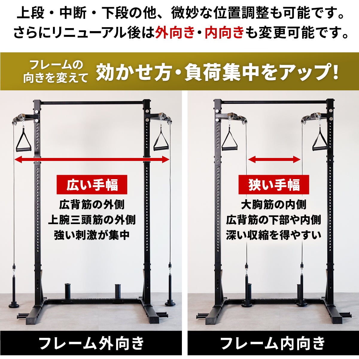 プーリーケーブルマシン オプション PULLEY CABLE MACHINE OPTION 筋力