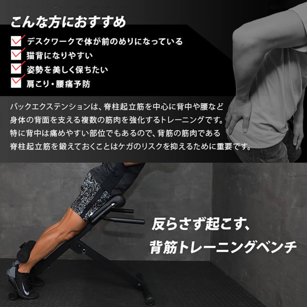【中古】NISHI ローイングベンチ 背筋トレーニング用 訳あり] バックエクステンションベンチ 折りたたみ 背筋トレーニング用