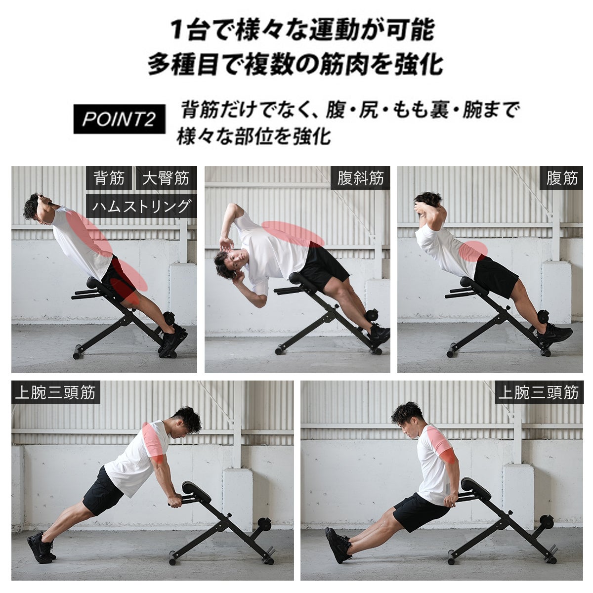 【中古】NISHI ローイングベンチ 背筋トレーニング用 訳あり] バックエクステンションベンチ 折りたたみ 背筋トレーニング用