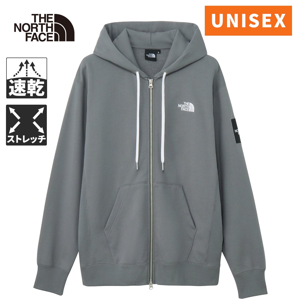 スクエアロゴフルジップ Square Logo Full Zip メンズ レディース