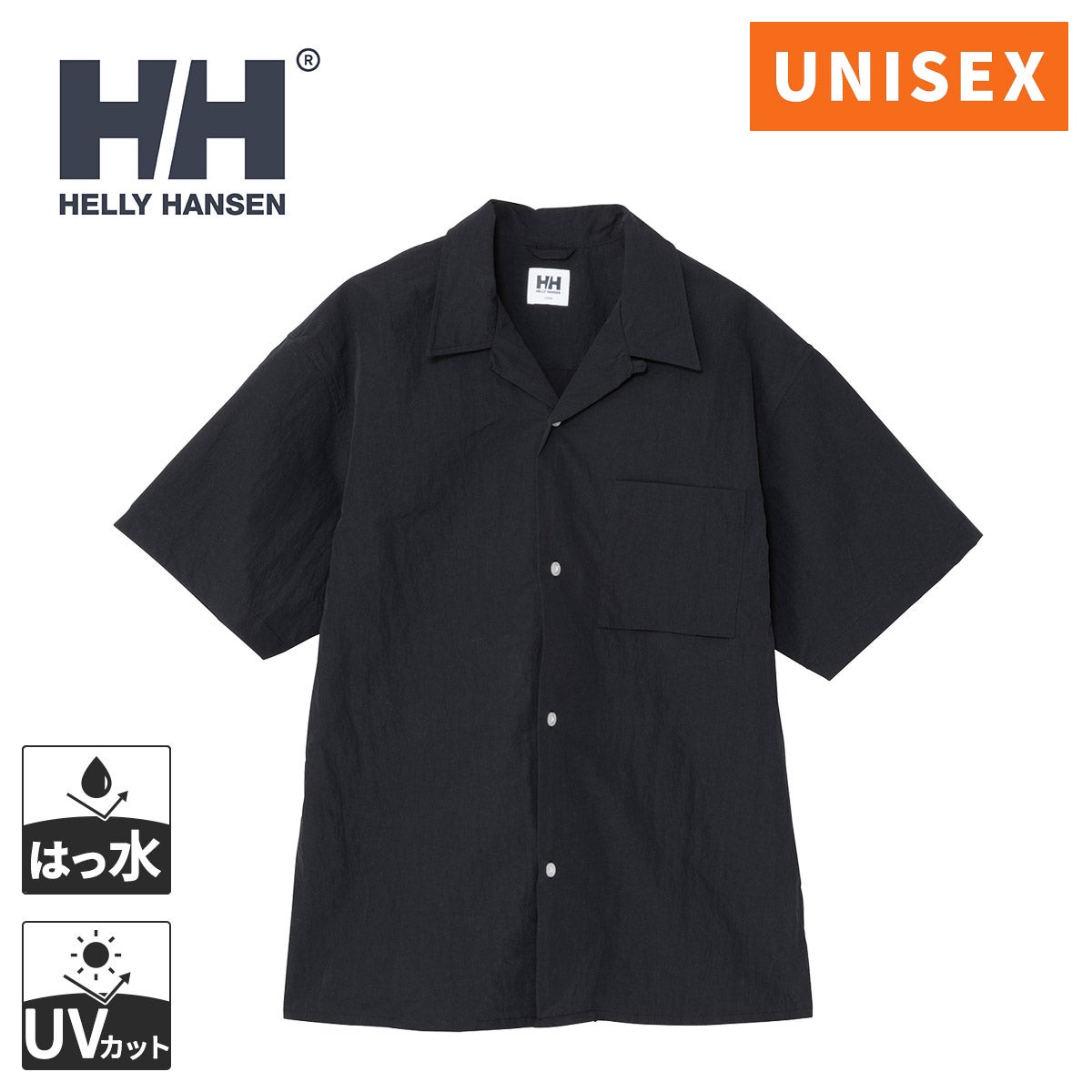 S/S バスクシャツ S/S Bask Shirts メンズ レディース ブラック