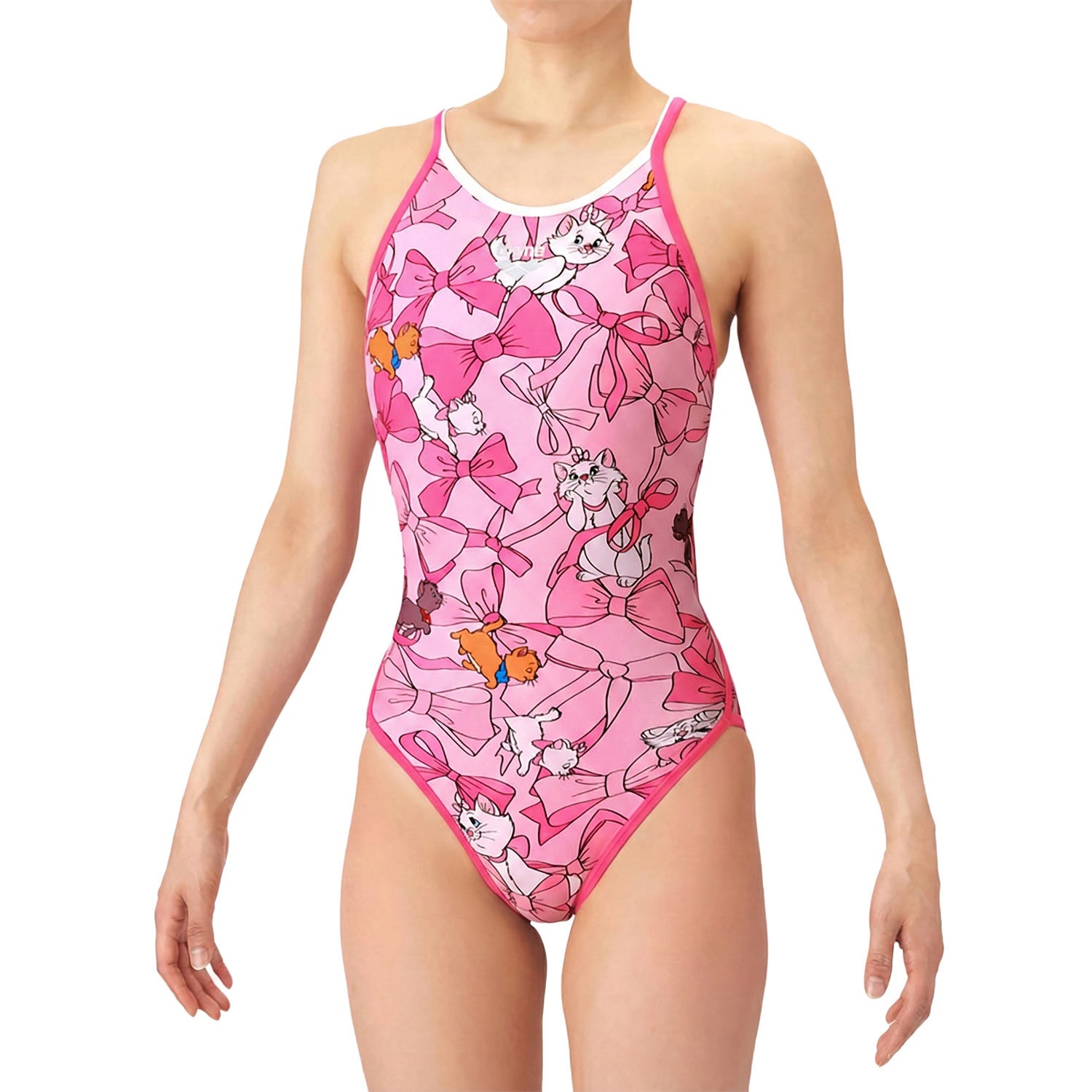 ス*フ様 【限定お値下げ】alexiastam ワンピース　水着　ピンク トレーニングワンピース オープンバック キッズ 水着 ピンク×ピンク