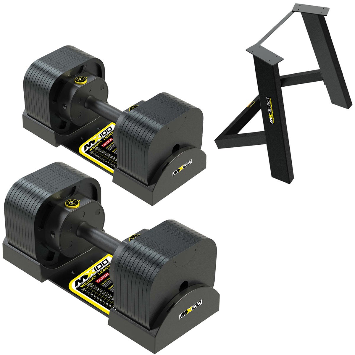 MX EVO ダンベルセット 可変式ダンベル ラバーハンドル 2点セット