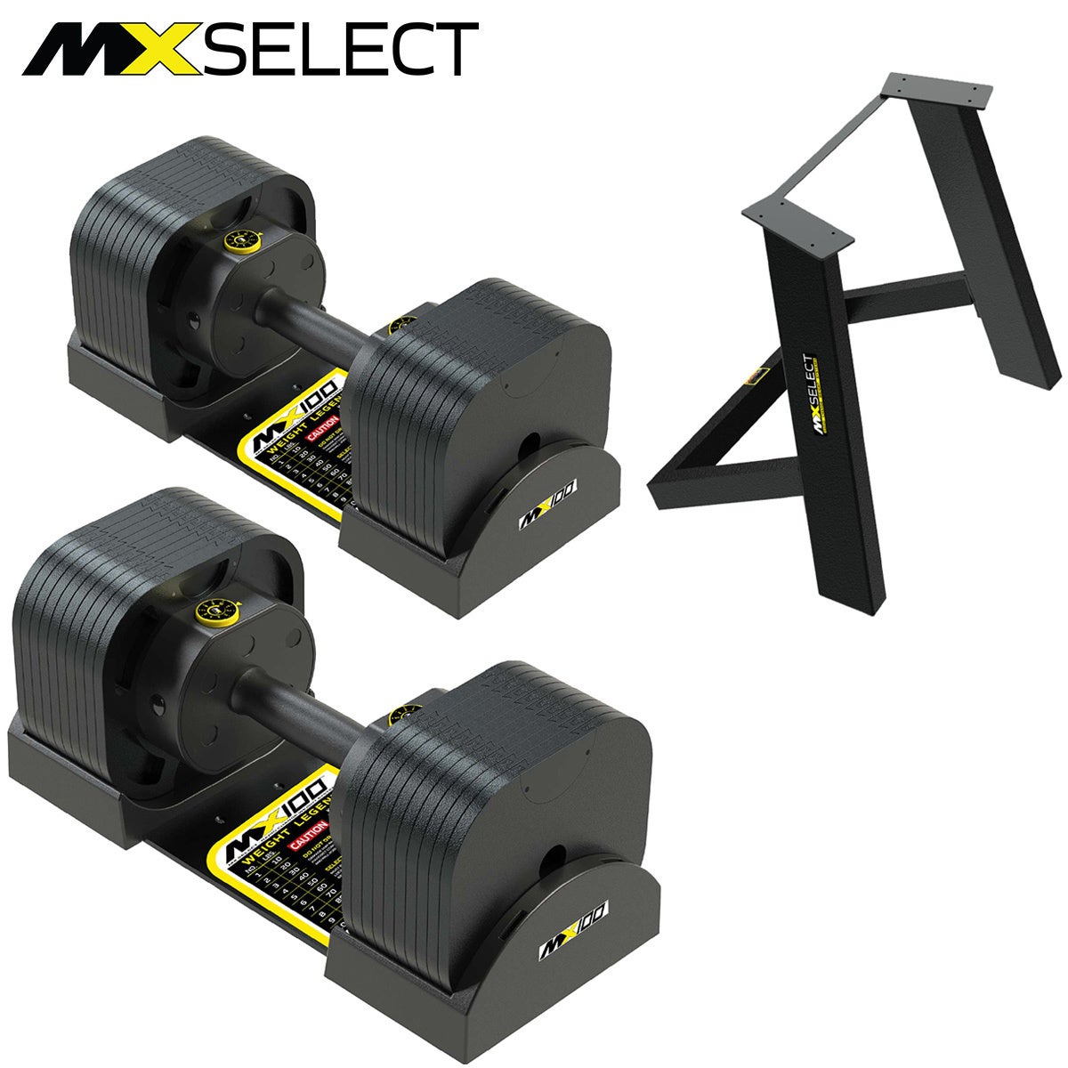 MX EVO ダンベルセット 可変式ダンベル ラバーハンドル 2点セット