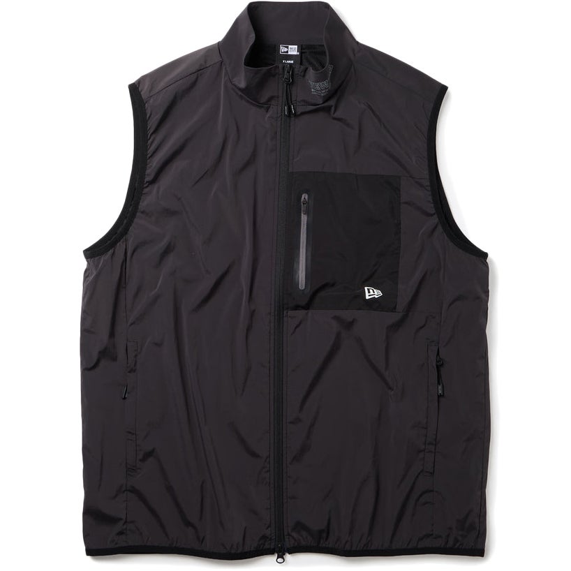 ウーブン ベスト フルジップベスト GF WOVEN FULL ZIP VEST OL NE BLK