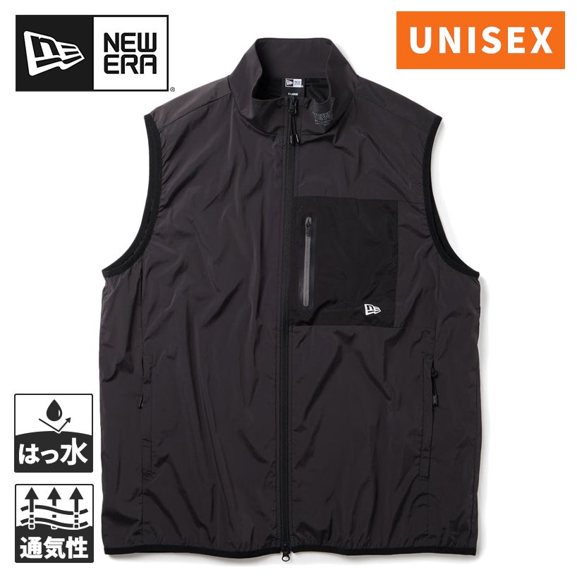 ウーブン ベスト フルジップベスト GF WOVEN FULL ZIP VEST OL NE BLK